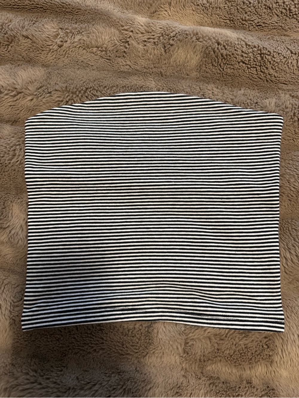 Harlow Black and White Striped Tube Top